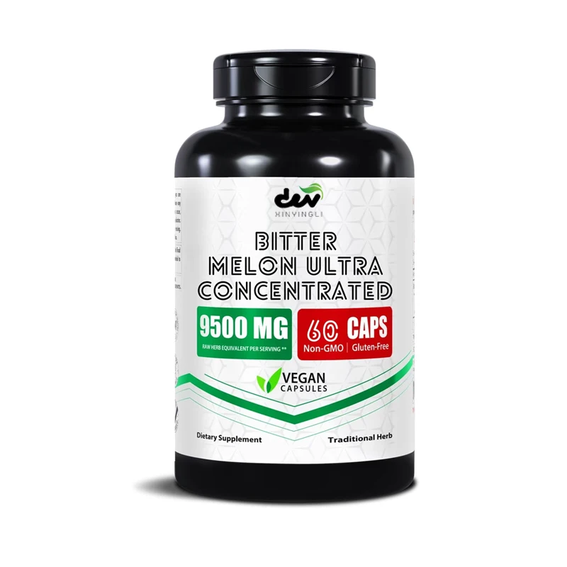 Bitter gourd capsule extract 9500mg, standardized super strong herbal supplement | non GMO, gluten free
