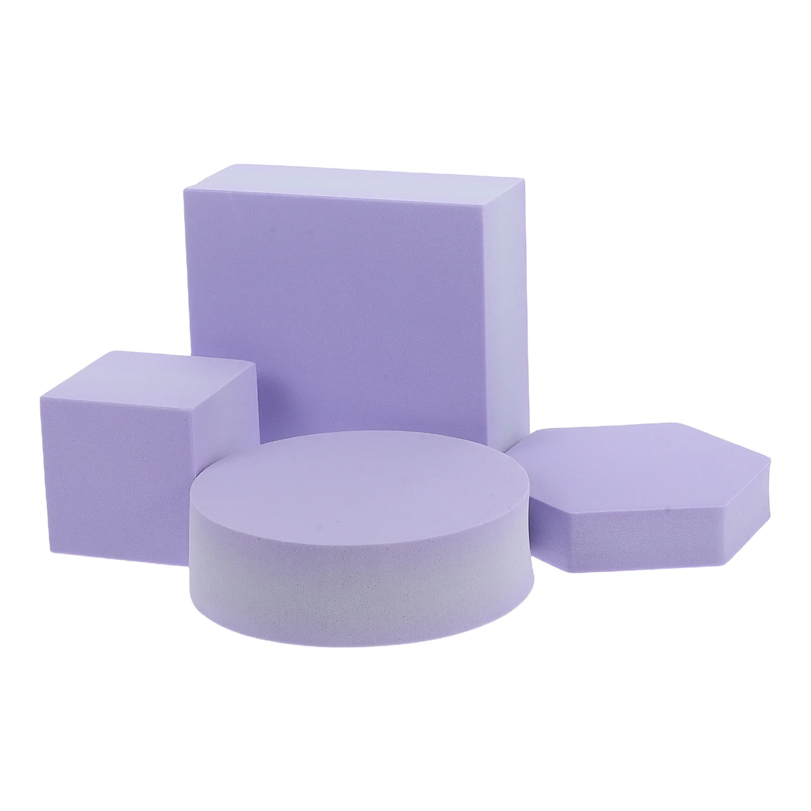 

1 Set Of Geometry Foam Props For Product Photograph Background Layout Photography Prop Soft Display Pedestal For Jewelry And