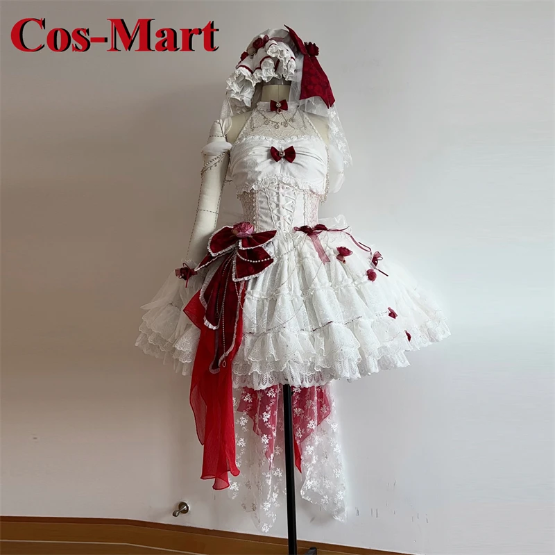 Cos-Mart Game Touhou Project Remilia Scarlet Cosplay Costume Gorgeous Elegant Formal Dress Activity Party Role Play Clothing