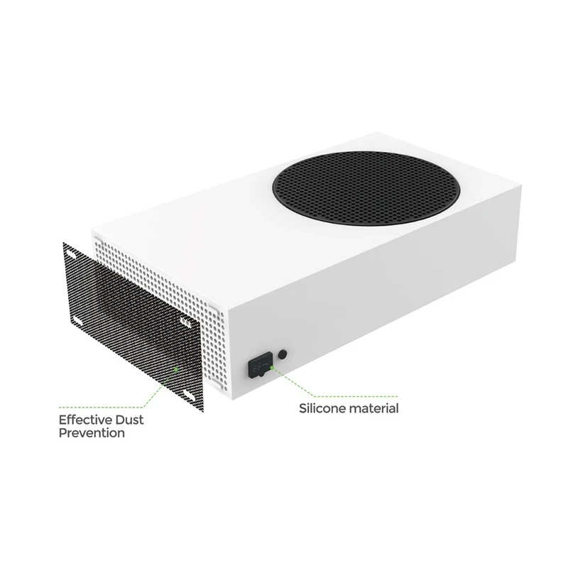 12 em 1 série s capa à prova de poeira caso malha rolha net kit combo para microsoft xbox série game console acessórios