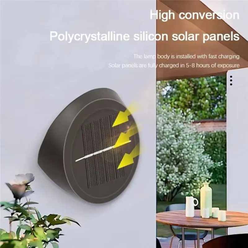 CYCLI-Outdoor 3 LED Fence Lamp 3 LED Fence Lamp For Garden Decoration Energy Efficient Wall Lights A
