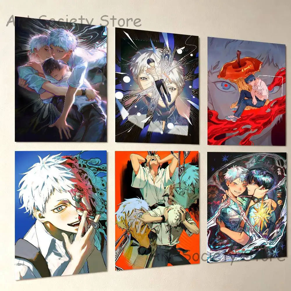 The S-Summer Hikaru Died Poster Multi-Purpose Wall Art for Living Room Bedroom Office Hallway Bar Home Decor Gift