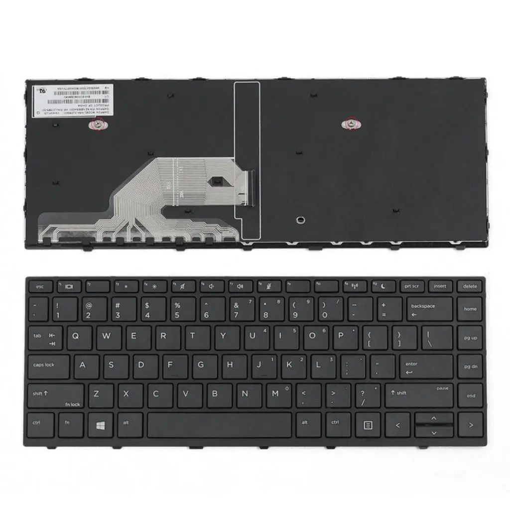 

New Keyboard for HP Probook 440 G5 430 G5 445 G5 Black Frame US English Standard Replacement Keys