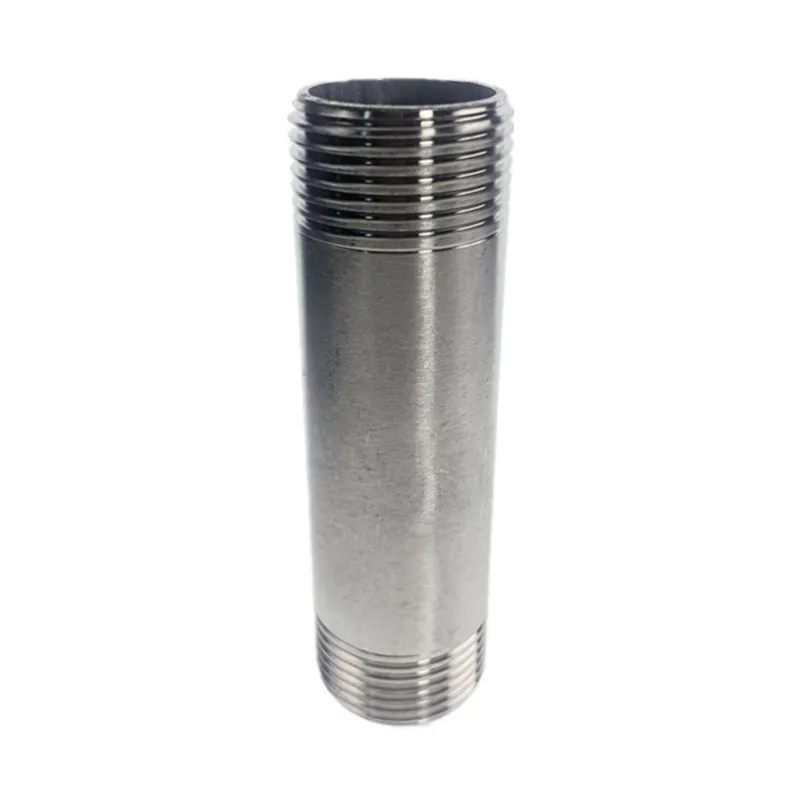 

Male Length Straight Nipple Joint Pipe Connection 304 Stainless Steel connector Fittings