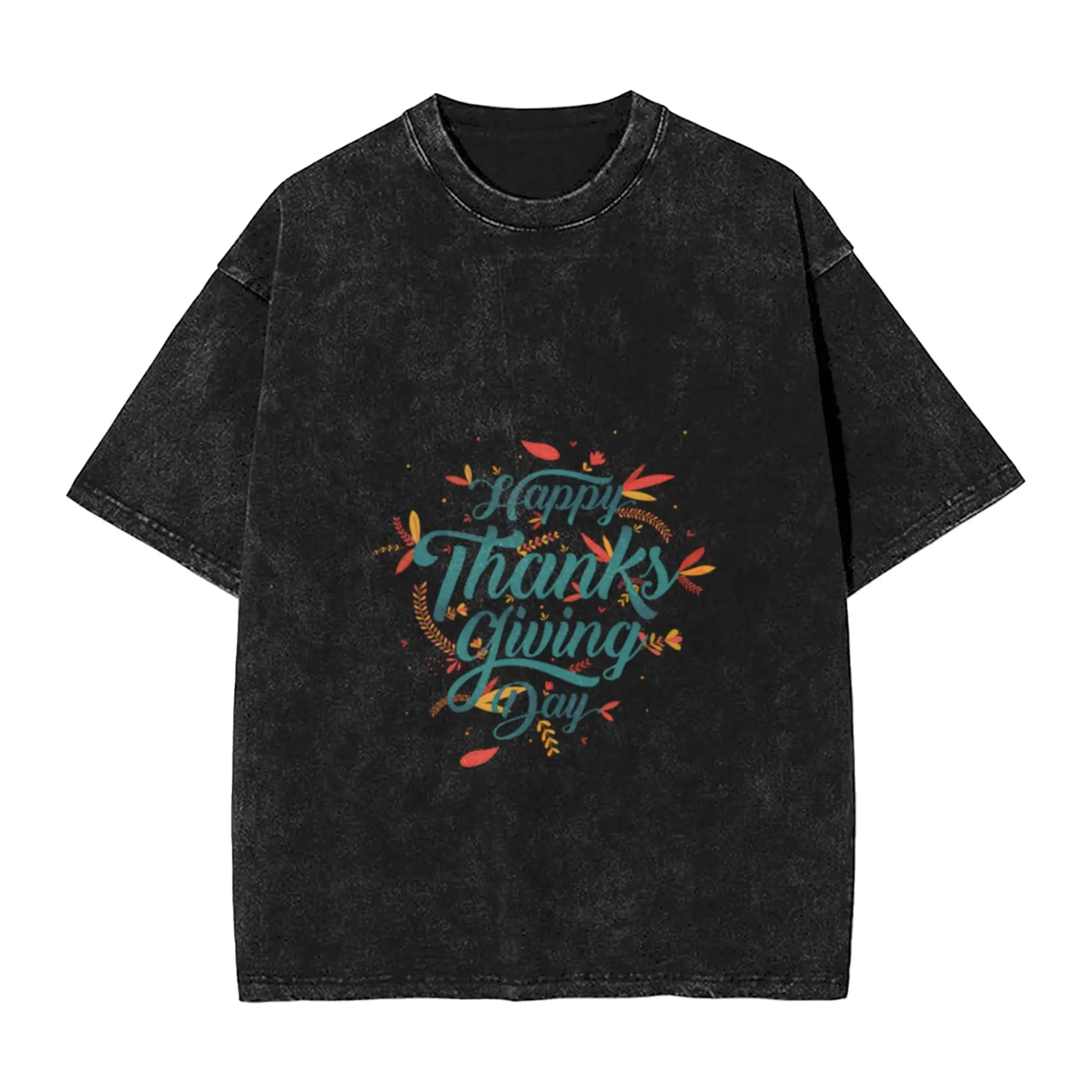 Thanks Giving  Unique Trendy A Vintage Oversized Cotton Unisex T-Shirts