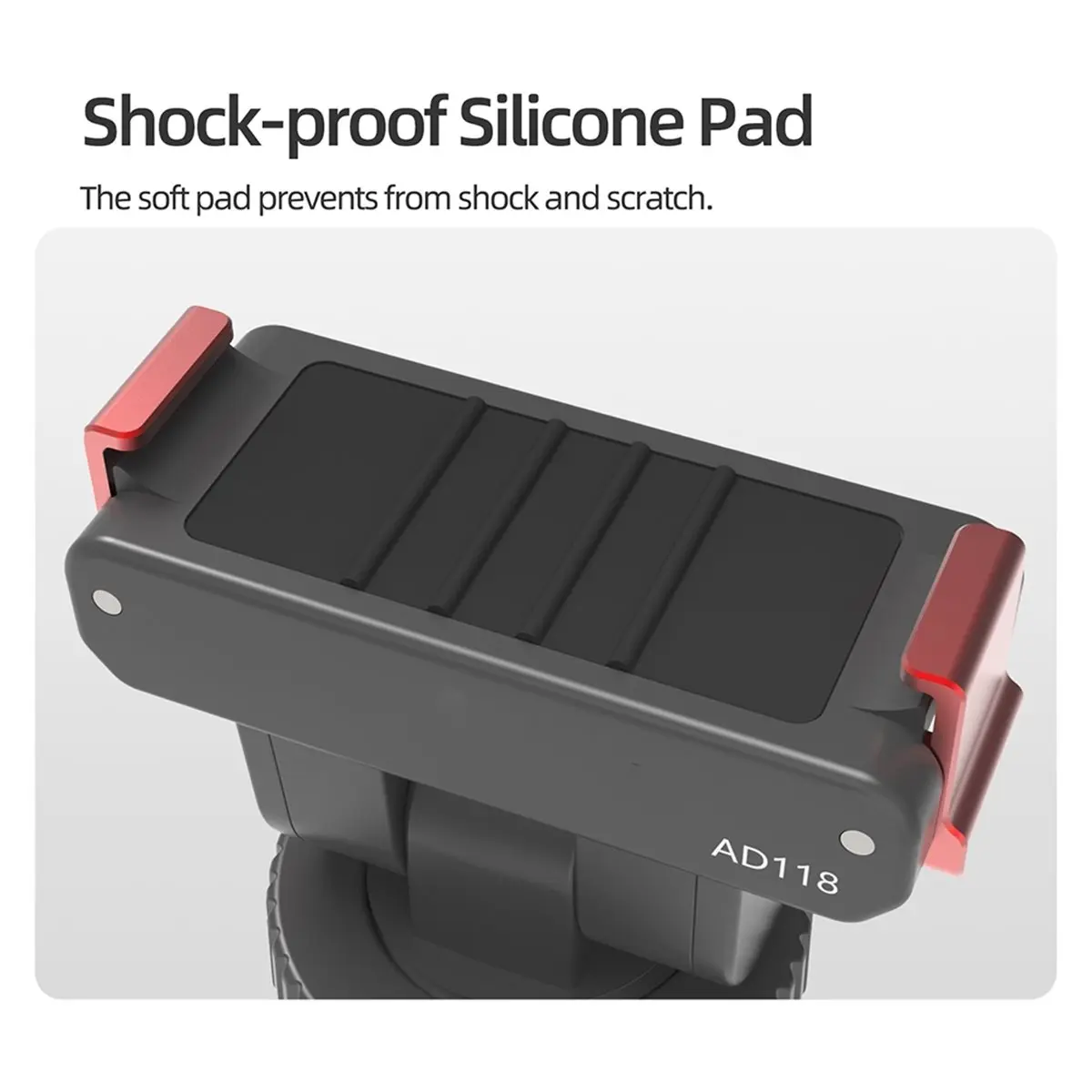 AT33 Adjustable Magnetic Adapter for DJI OSMO 360/Action 5Pro/4/3/2 1/4-Inch Screw Mount Base Cold Shoe Quick-Release Adapter