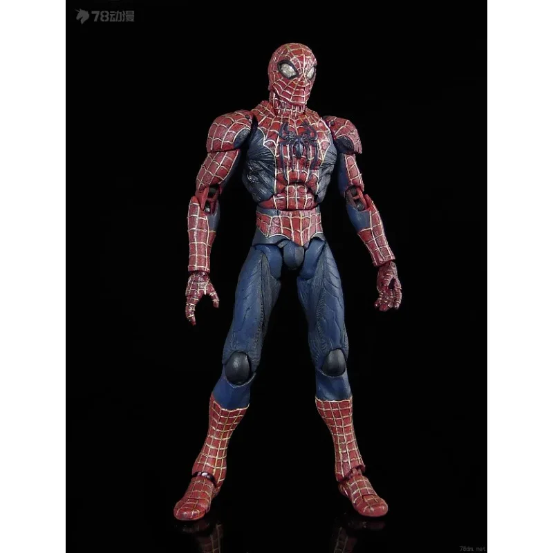 BANDAI Genuino S. I.C. Serie de juguetes móviles, REALIZACIÓN de película, Spider Man y Black Spider, producto terminado, modelo coleccionable