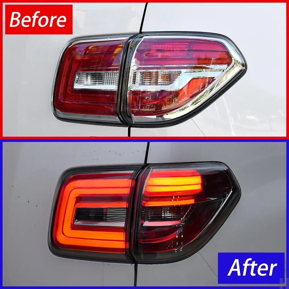 Модернизированные автомобильные задние фонари в сборе для Nissan Patrol Y62 2012-2018, светодиодные задние фонари, мигающие задние фонари, аксессуары