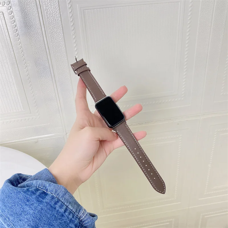 Alta qualidade pulseira de couro para huawei relógio ajuste nova alça barcelet loop huawei relógio inteligente ajuste banda substituição