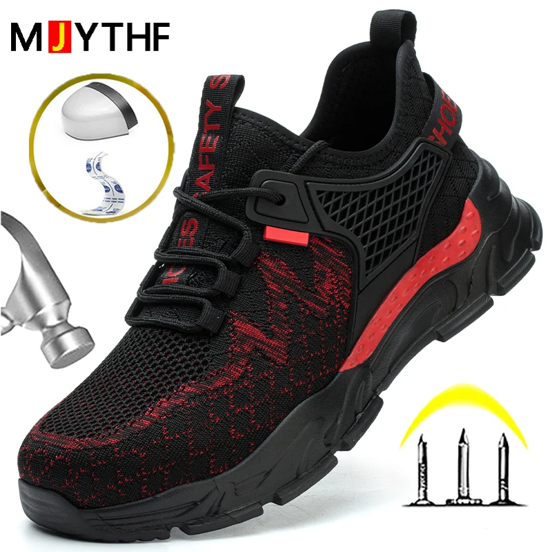 Insulation 6KV Security Shoes Men Anti-smash Anti Puncture Work Safety Shoes Breathable Light Steel Toe Shoes Work Sneakers