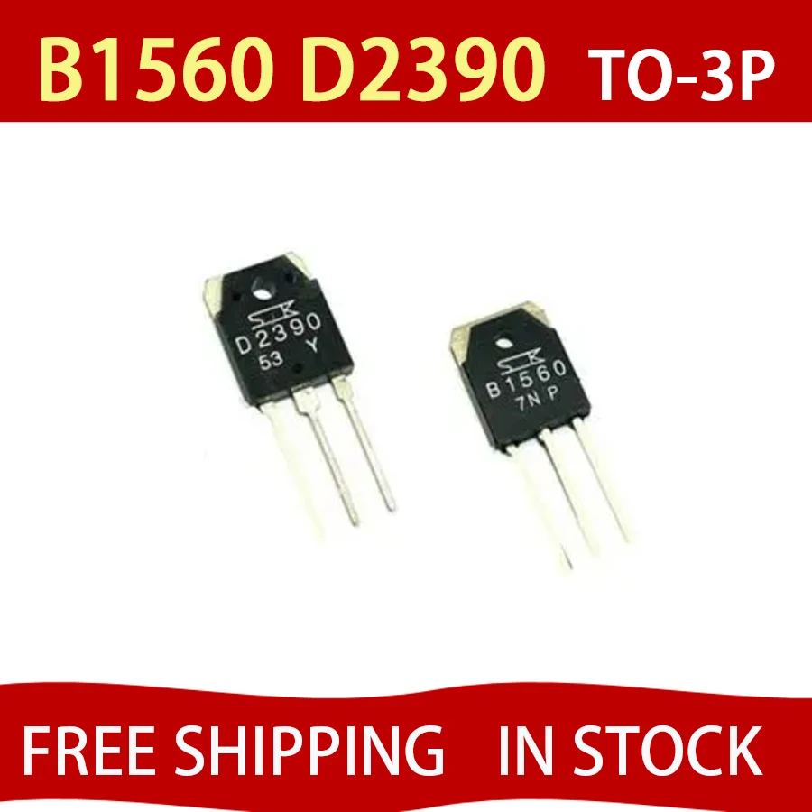 2pcs B1560 D2390 2pairs (2pcs 2SB1560 + 2psc 2SD2390) original authentic