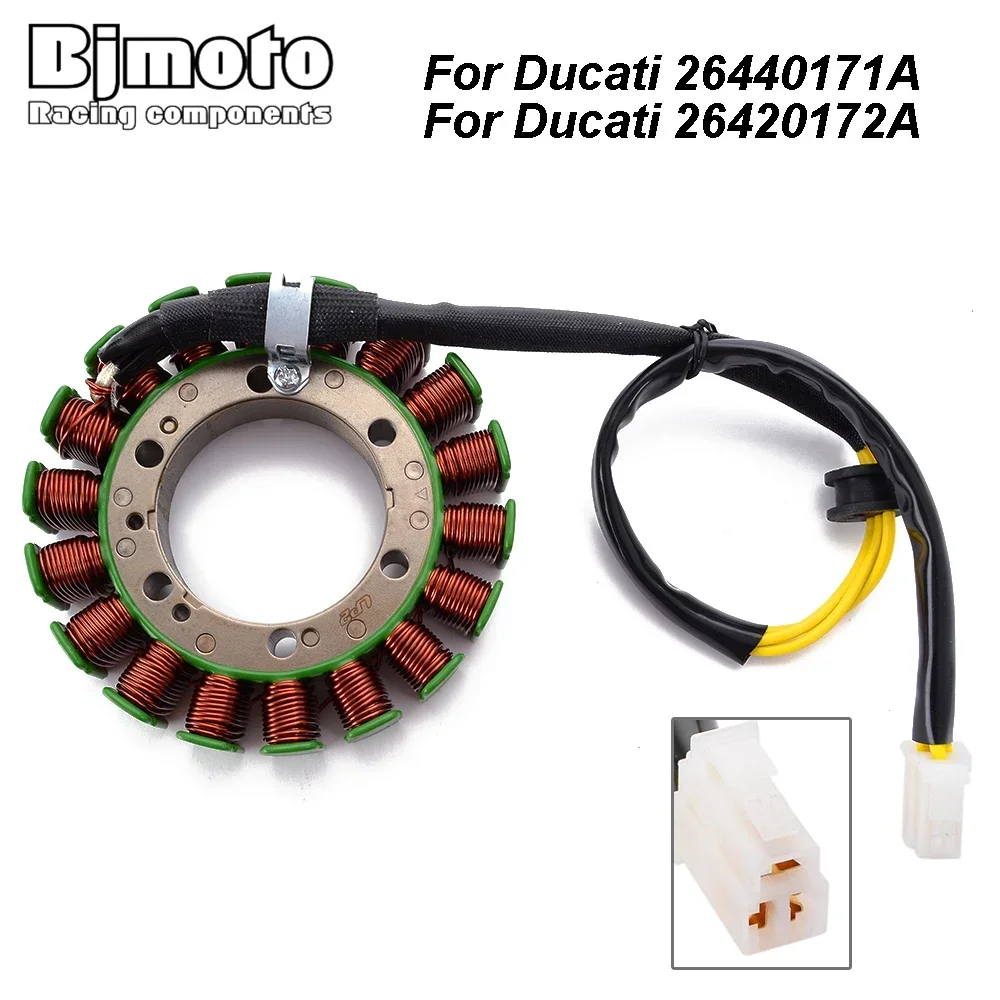 

26440171A Motorcycle Stator Coil For Ducati 999 1098 1198 Standard/R/S 749 Dark 26420172A