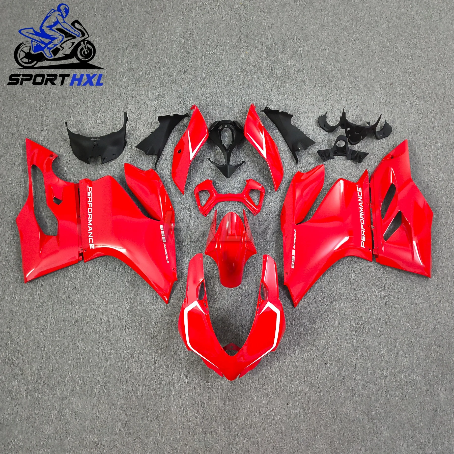 

New ABS Motorcycle Fairings kit Fit For Ducati 899 panigale 2012 2013 2014 2015 Custom Red White