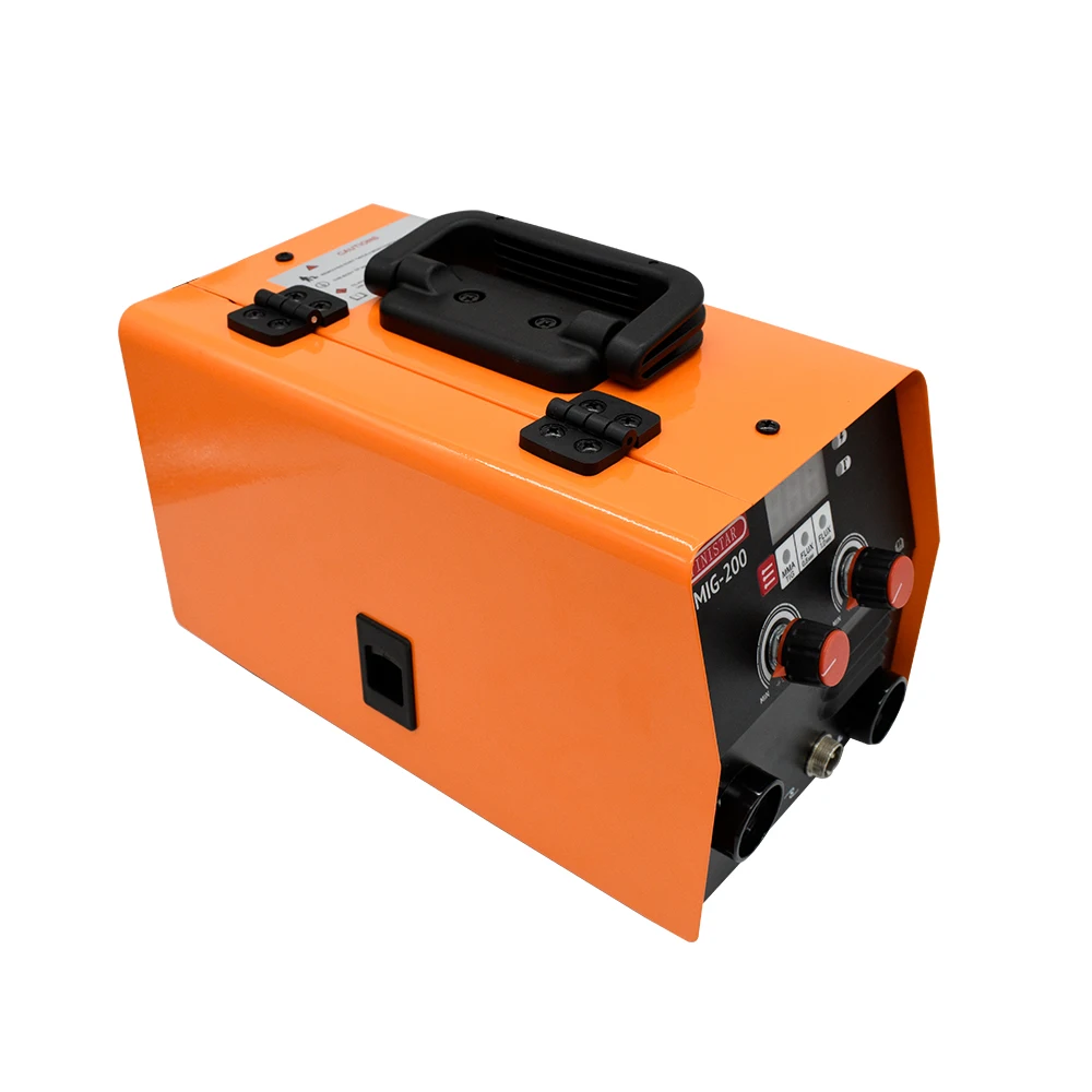 New High Quality MIG-200 220V Single Phase Portable MIG/MMA/TIG Inverter 6.6KW 0.8-1.0mm Wire Diameter 30% Cycle