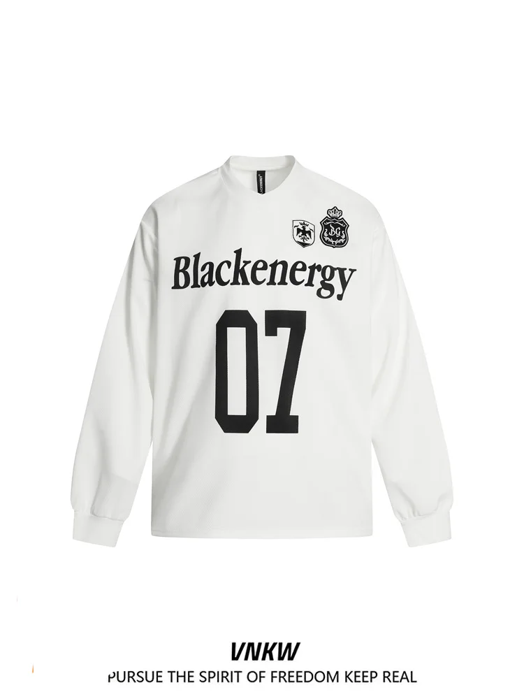 

ex Oversize Casual Sweatirt American Retro Letter Sports Sle Men's Women's Couple Match All-Match Leisure Hoodie