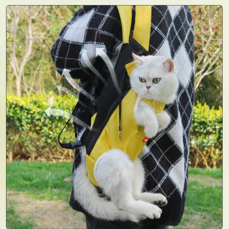 Cycling Walking Sphynx Cat Carrier for Cats Breathable Pet Backpacks Kitten Garfield Carrying Bags mascotas Travel Accessories