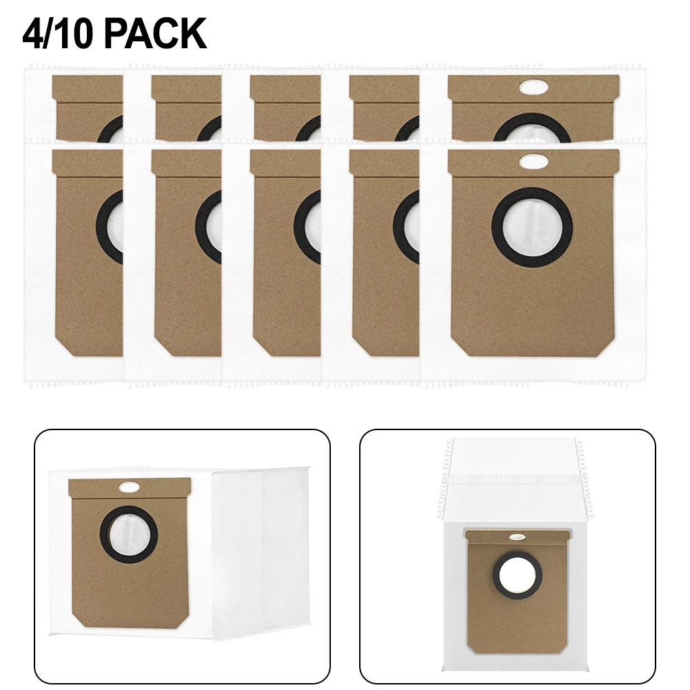 4/10pcs Vacuum Cleaner Dust Bags For Self-emptying Base For Conga 12090 Twice Roller Home Fill Vacuum Cleaner Accessories