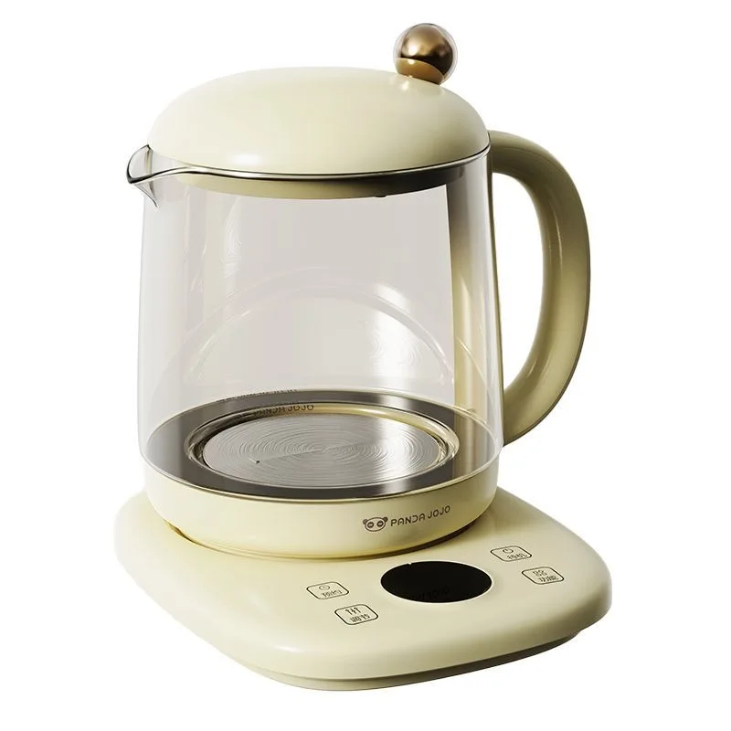 

220V Portable Electric Kettle 1.5L Glass Health Preserving Pot Temperature Adjustable Teapot Multi Cooker 800W Heating Stew Cup