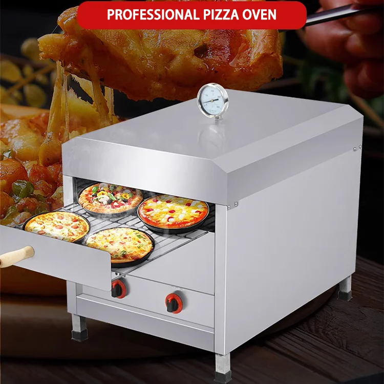 Outdoor Camping Portable Gas Burner Small Pizza Maker Oven Gas Powered Smokeless 12 