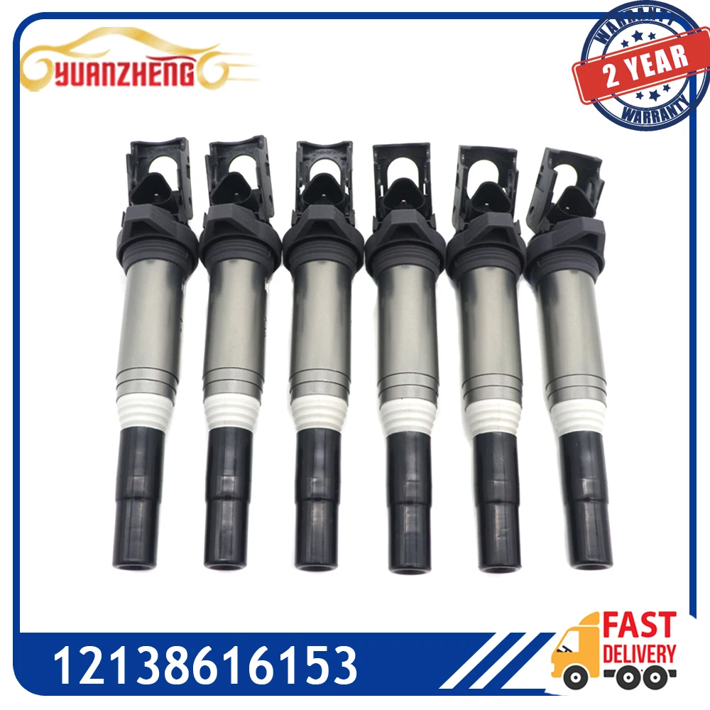 Car Ignition Coils 12138616153 For BMW X1 X2 X3 X4 X5 X6 Z3 Z4 Z8 328I 528I 528I 528XI 530I 740LI 12138647689 12137594596