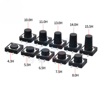 20Pcs/lot TS-F002 Touch Switch 12*12*4.3 Mm-15mm Push Button Switch Button Switch SMD Volume 12x12 Height 4.3 Mm-15mm