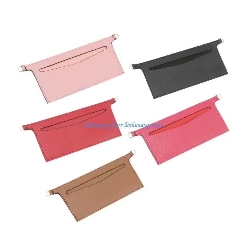573B Leather Purse Insert for Pochette Wallet with Eyelet Inner Pocket
