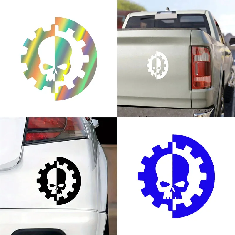 Sci-Fi Mechanical Cult Vintage Vinyl Car Sticker, Retro Tech Graphic Decal for Cars Trucks Motorcycles Laptops Waterproof Decor