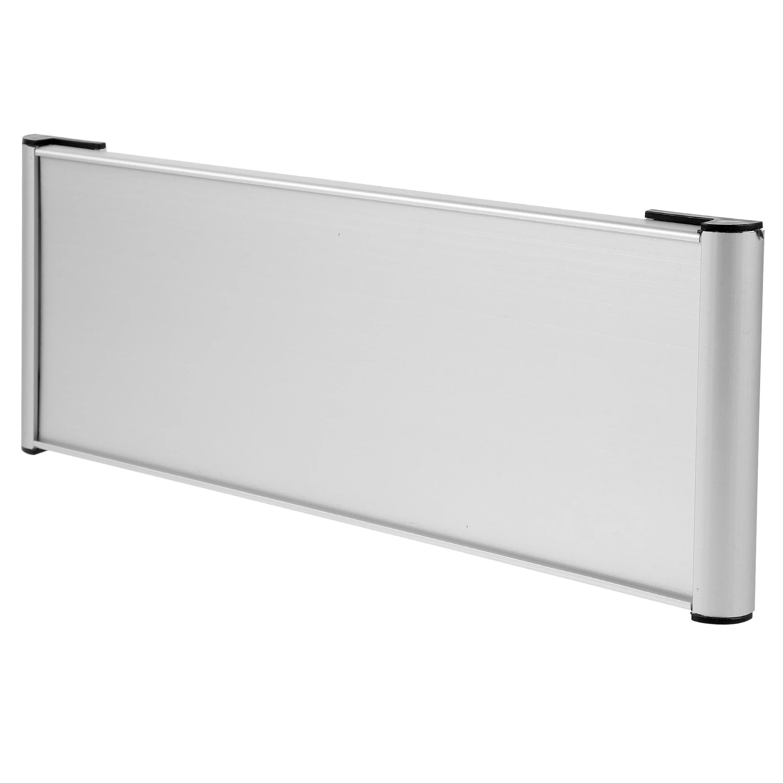 

Aluminum Alloy Door Plate 12x28mm Blank Sign Nameplates Office Tags Wall Mount Double Sided Door Name Tag Marker Customizable