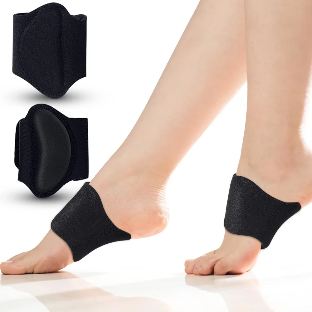 

1Pair Arch Support Brace Plantar Fasciitis Arch Support Inserts with Honeycomb Padding for High Arch, Flat Feet Pain Relief