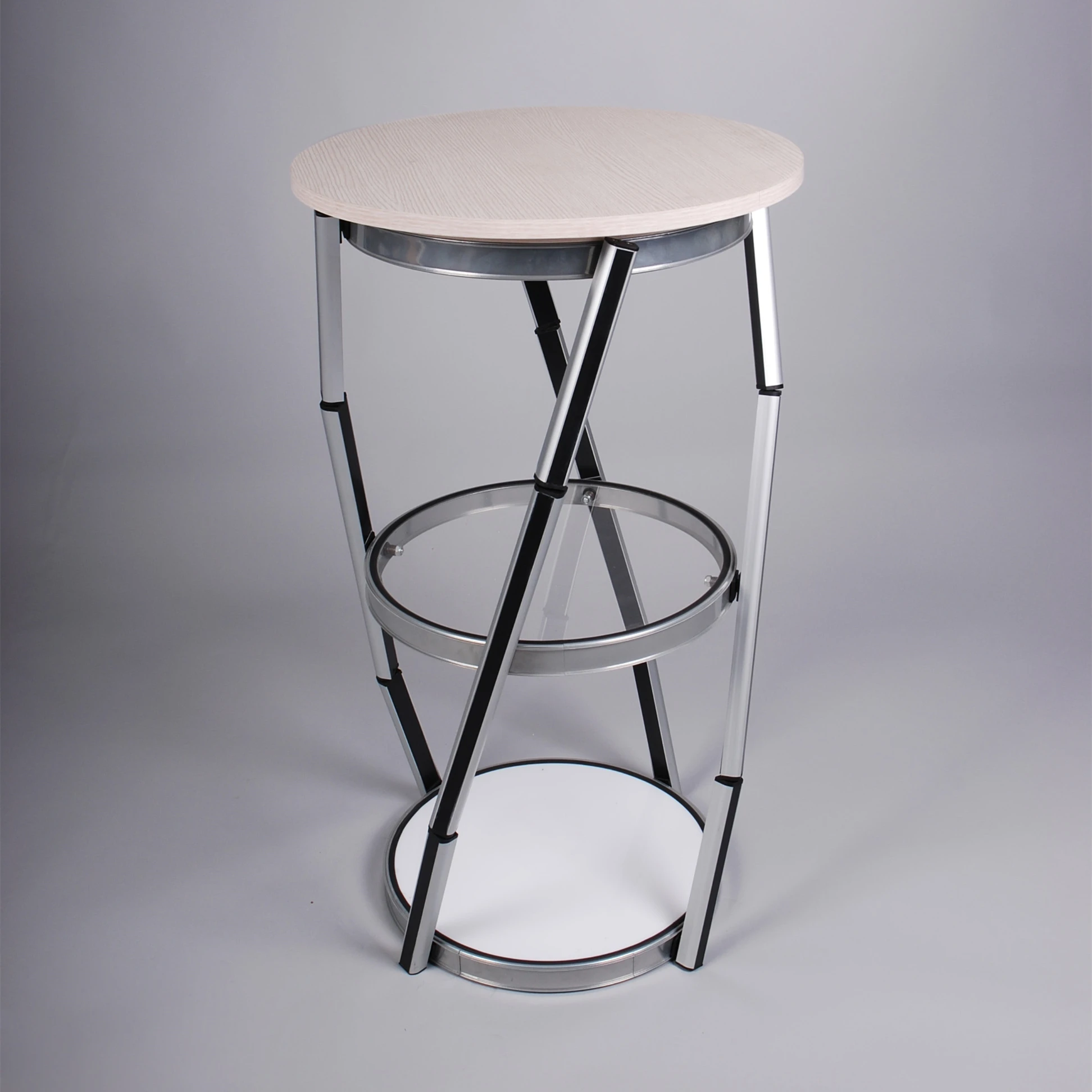 2022 Popular 2 Layers Round Folding Twist Tower showcase for Shop Exhibition Display