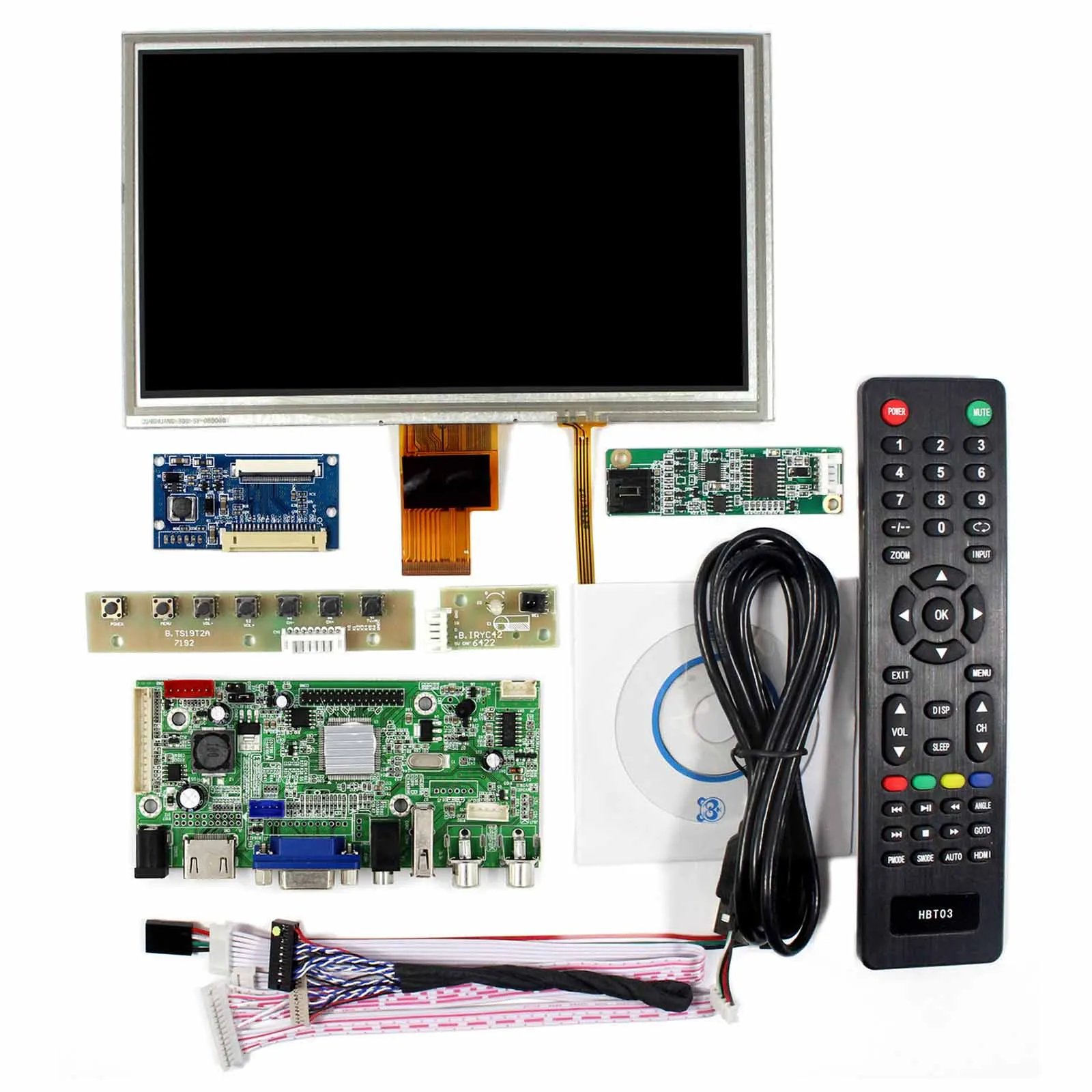 HDM I VGA 2AV USB LCD Controller Board 8