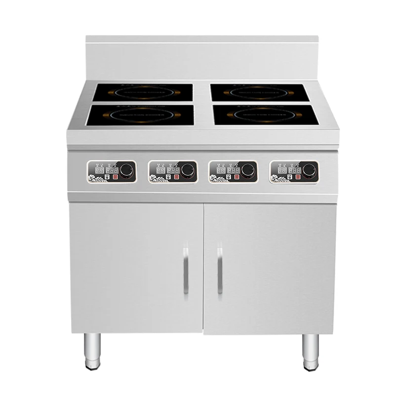 In-Smart WM-05 Commercial Kitchen Equipment 220V Electric Induction Cooker Hob Stovetop Wide Stainless Steel Restaurant Cabinet