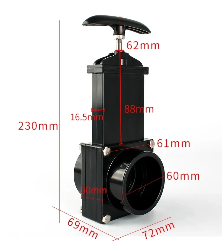 Camper RV Waste Water Drain Valve Manual Sewage Water Control Valve for Motorhome Plumbing Modification Accessories Clean Water