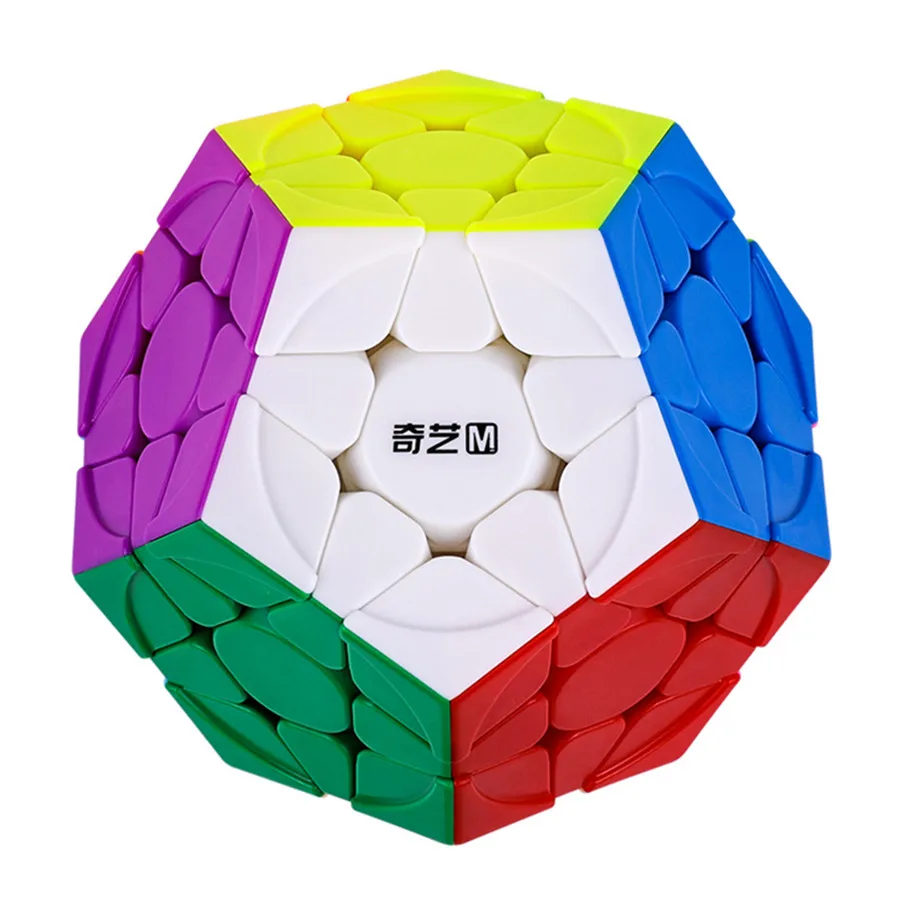 Qiyi QiHeng S2 Megaminx magnétique 3x3 Megaminx Cube de vitesse magique magnétique sans autocollant professionnel Cubo Magico Puzzle jouets