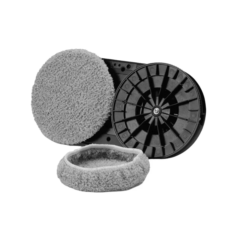 Швабра для оконного стекла для робота-швабры для мытья окон PuRuKai, сменная ткань для чистки 14,5 см, универсальное круглое полотенце для робота, пылезащитная тряпка