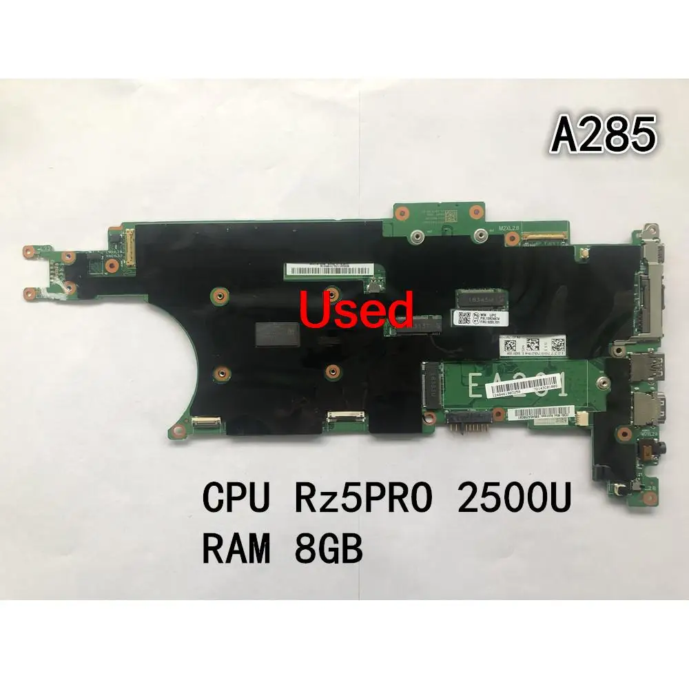 

Used For Lenovo ThinkPad A285 Laptop Motherboard Mainboard CPURz5PRO 2500U 8GB FRU 02DL701