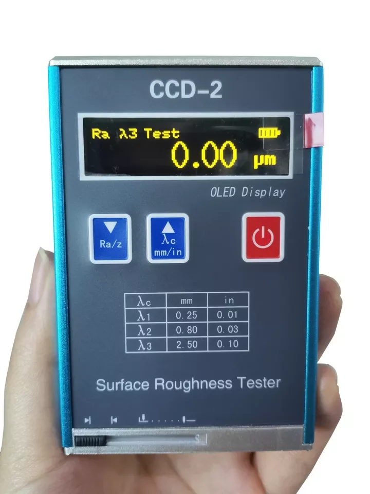 Surface Roughness Tester Meter 4 Parameters Ra Rz Rq Rt Surftest Profile Gauge No shake and coercivity around ≤ 800N/m