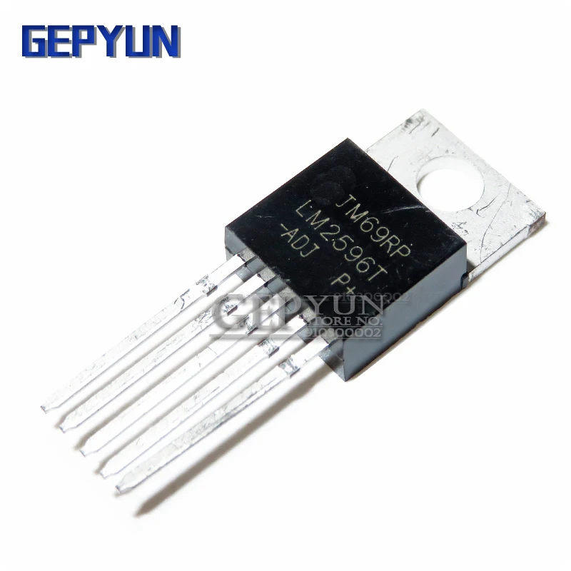 10PCS LM2596T-ADJ TO220 LM2596T LM2596 2596T-ADJ Power Converter IC TO-220 Gepyun