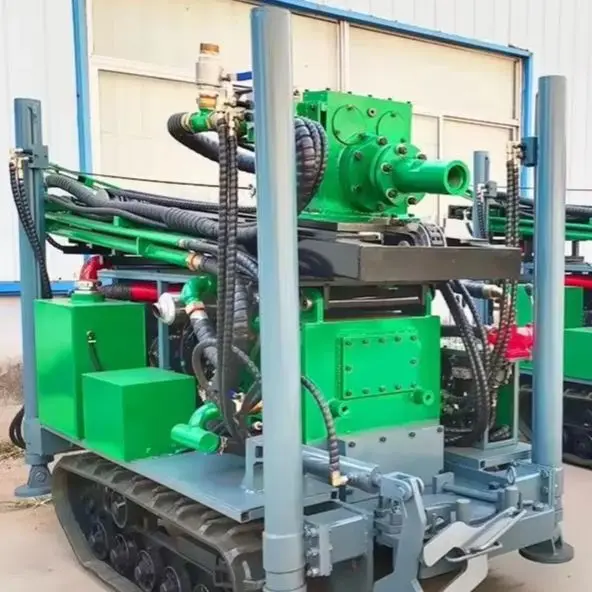 Customized Portable Advanced 150m 160m Pneumatic Water Well Drilling Rig For Civil Water Well Machine