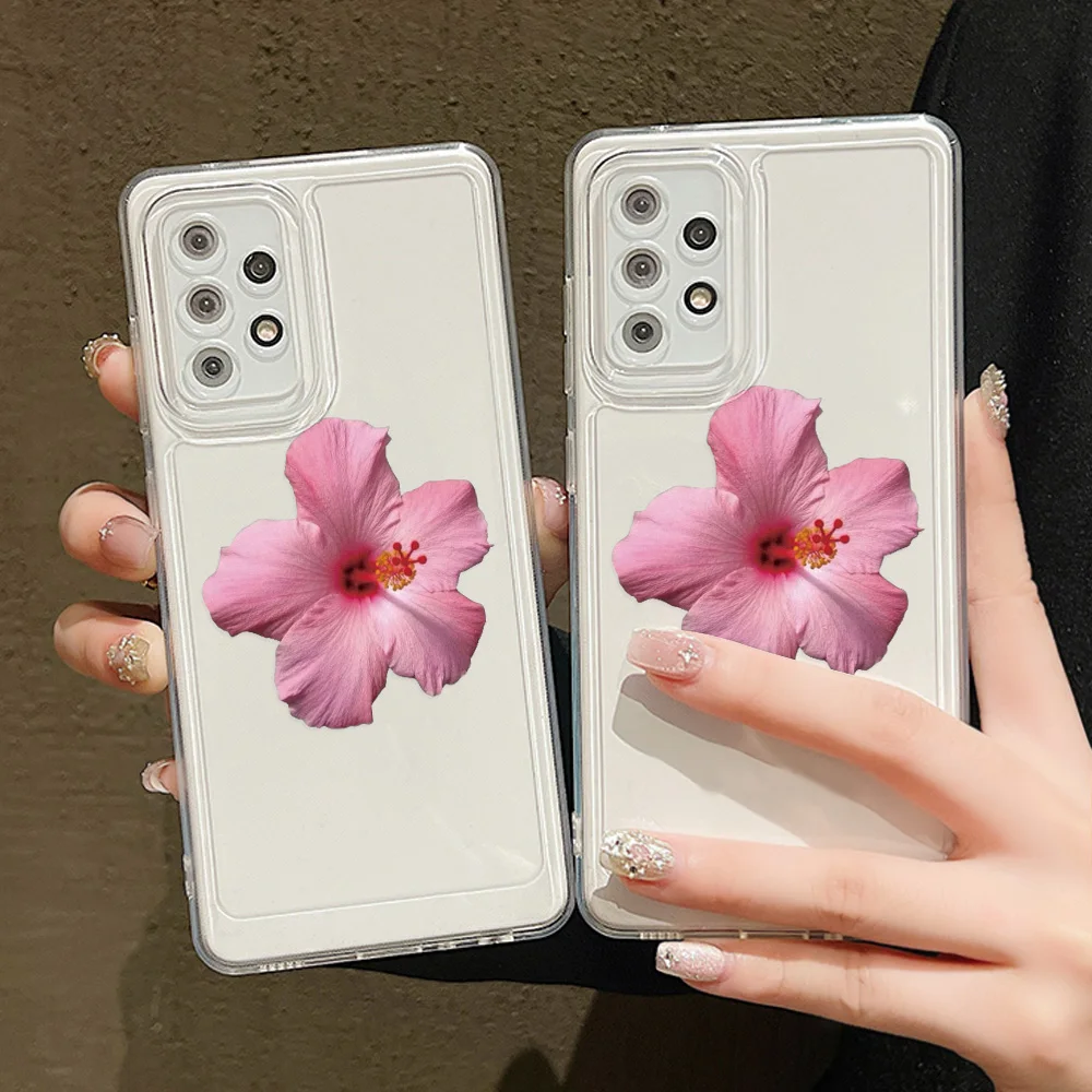 Funda transparente suave para Samsung A56 A36 5G S25 Ultra S24 FE S23 S22 Plus A16 A55 A54 A53 5G A52 A35 A34 A33 A26 A15 A14 A13 A06