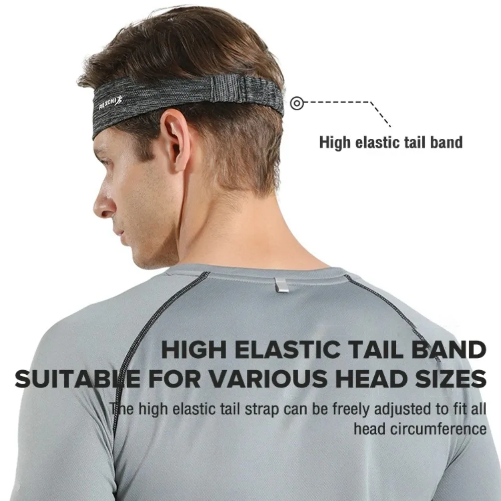 Sports Headbands Turban for Men Fitness Yoga Workout Sweatband Non-Slip Moisture Wicking Running Cycling Aerobics Hairband【1PC】