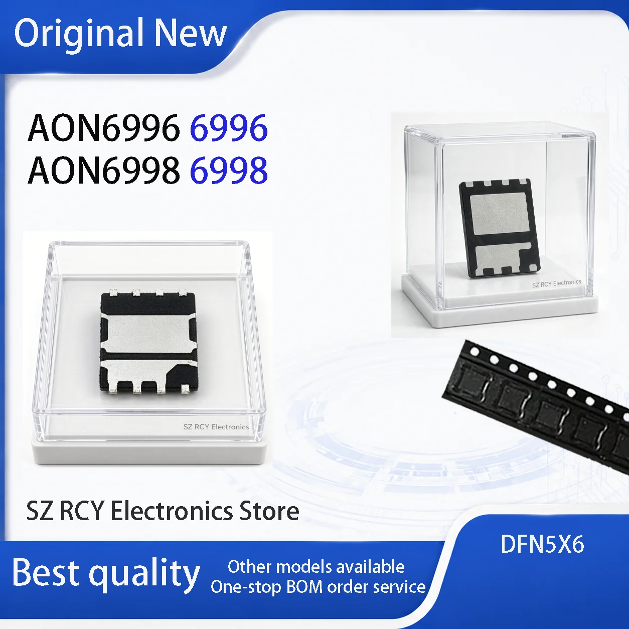 (5-100 PCS)NEW AON6996 6996 AON6998 6998 DFN5x6 MOSFET IC Chip electronic