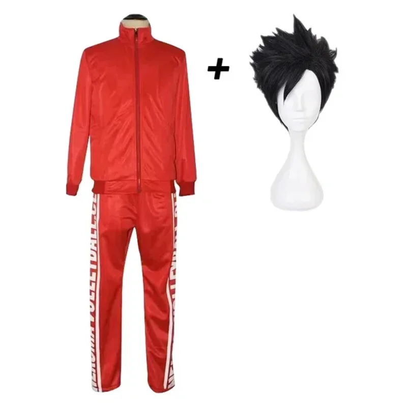 زي أنيمي Haikyuu Nekoma لعام 2025 Tetsurou Kuroo Kozume Kenma أزياء تنكرية للكرة الطائرة قميص السراويل ملابس رياضية حمراء جيرسي