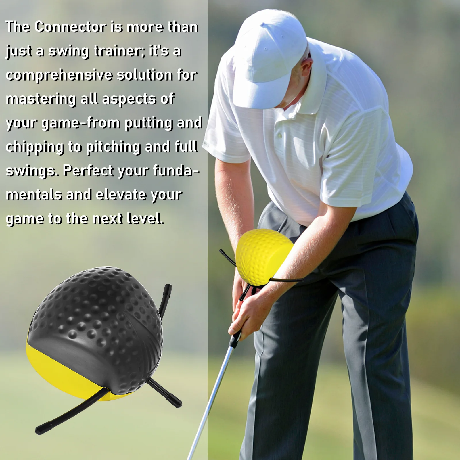 

New Foam Ball Swing Corrector, Golf Posture Corrector, Auxiliary Correction Swing Practitioner