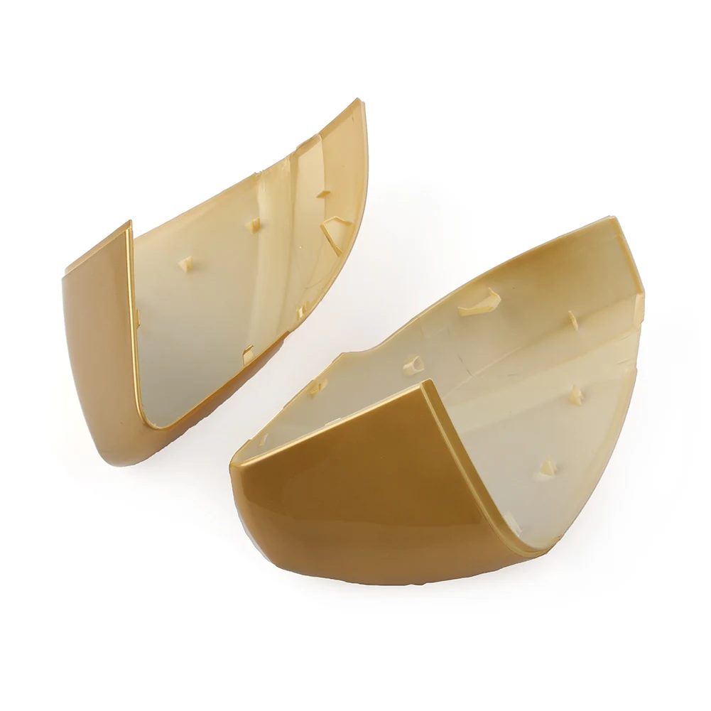 1Pair Gold Car Rear View Side Wing Mirror Cover Cap Replacement For Land Rover LR4 LR5 Range Rover L405 Sport Vogue