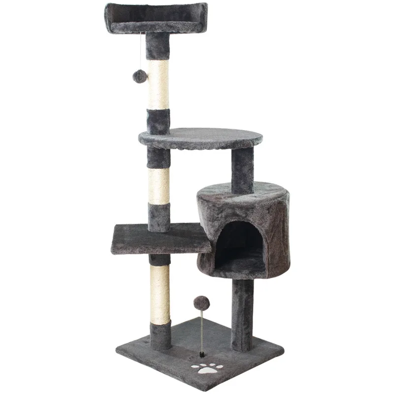 Cat climbing frame integrated shelf sisal jumping platform cat toy