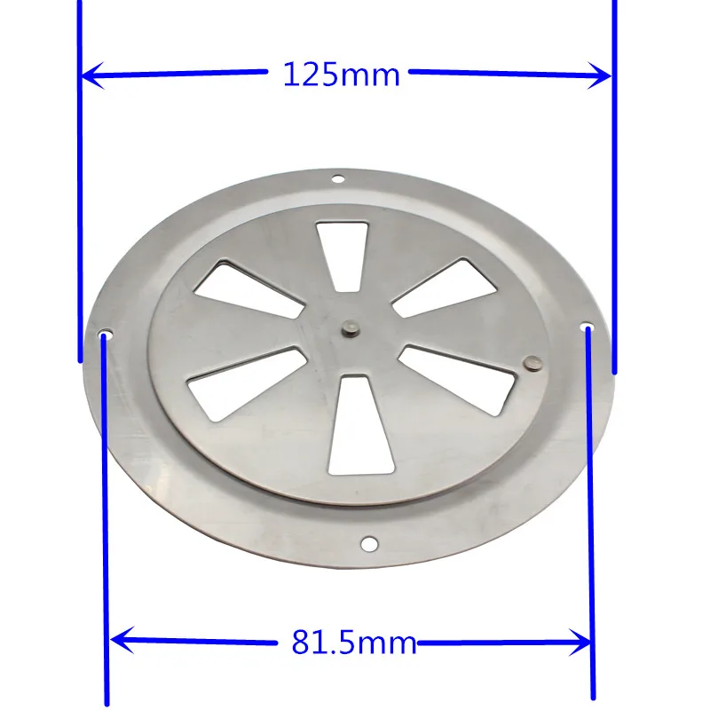 316 stainless steel ventilation sheet, circular opening and closing ventilation panel, yacht house Auto Parts