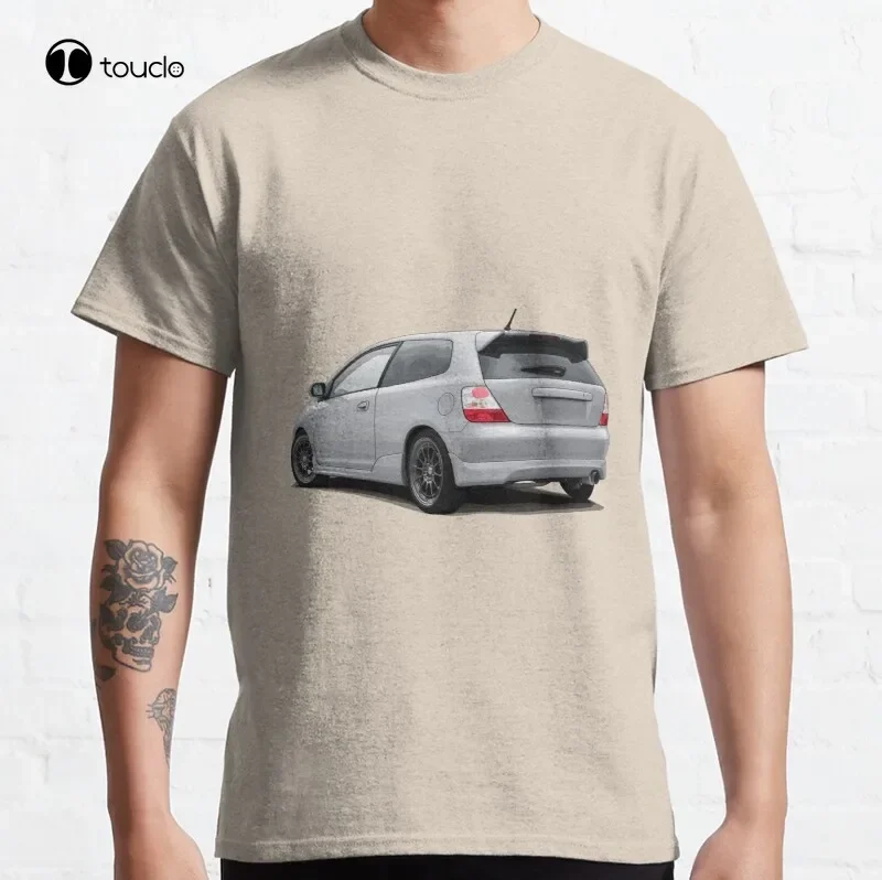Ep3 Civic Silver Classic Ep3 Ep2 Ep1 Kseries Jdm Tuner Import T-Shirt Cotton Te…