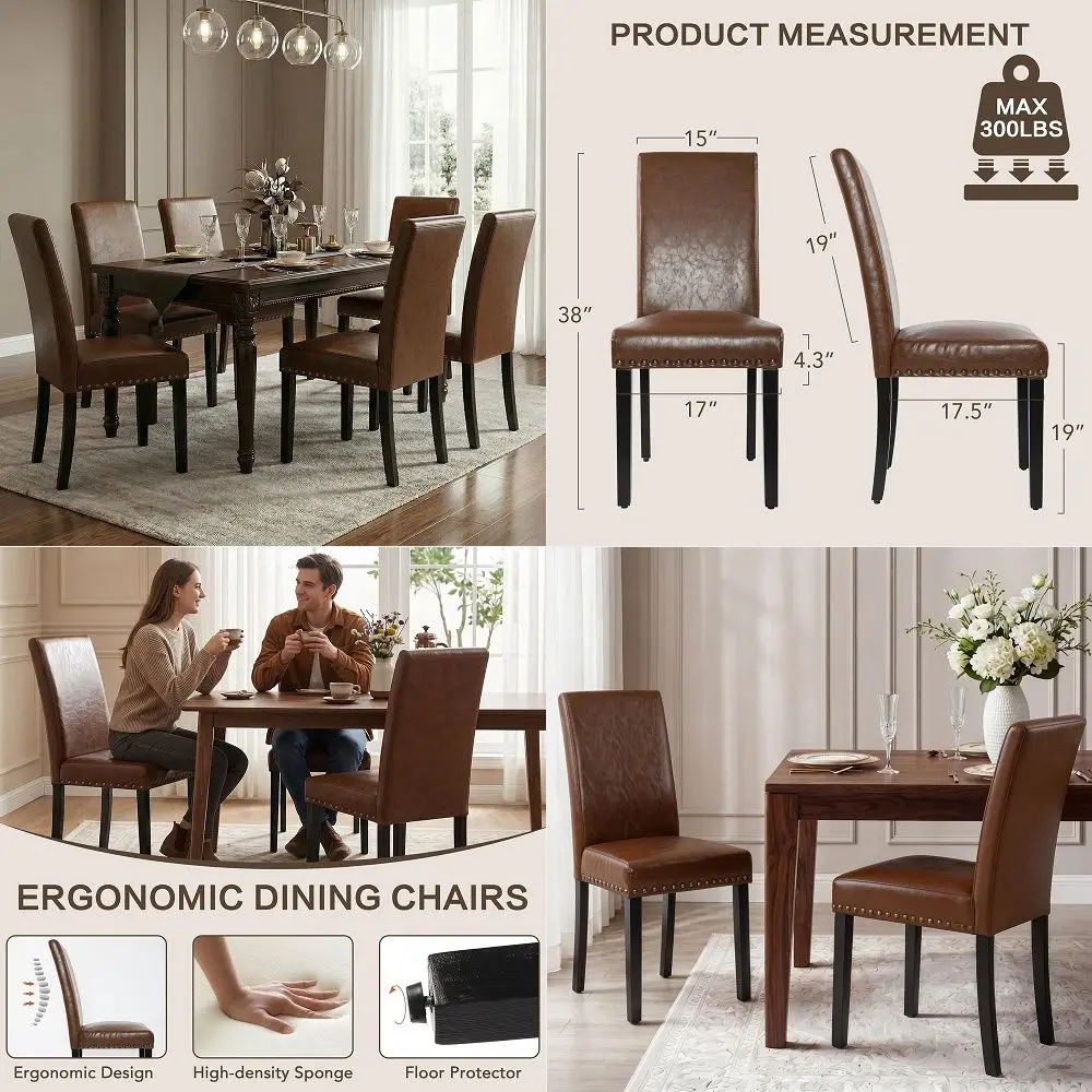 

Solid Wood Bar Stools Set of 4, 29inch Counter Height Chairs with Low Back and Footrest, Farmhouse Wooden Armless Barstools for