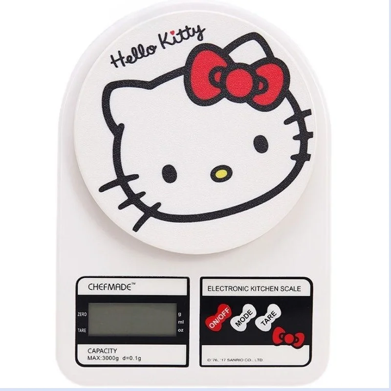 Sanrio мультфильм «Hello Kitty», анимация, подлинный кухонный инструмент для выпечки, грамм, высокая точность, тайваньские японские электронные весы